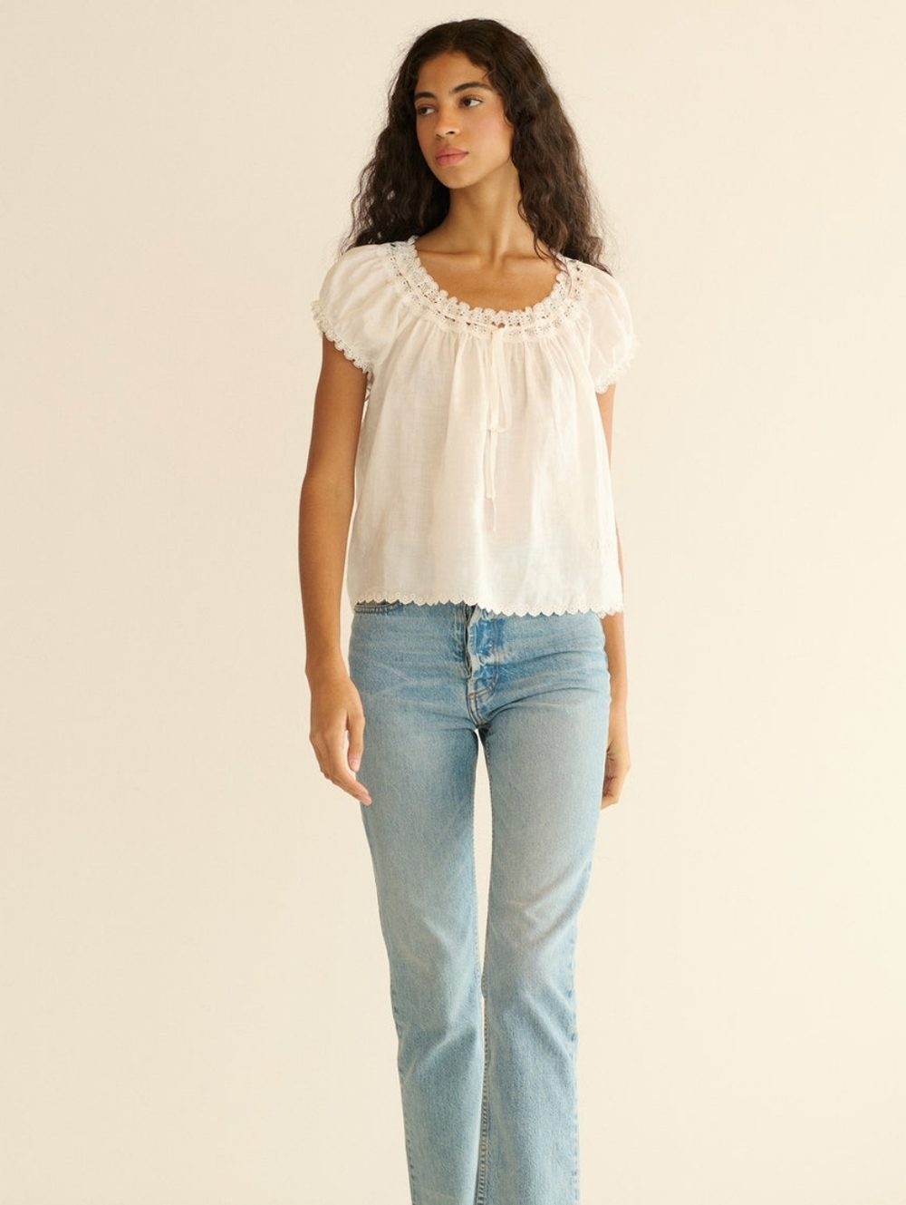 Doen MARINETTE TOP IN SALT - Picture 4 of 14